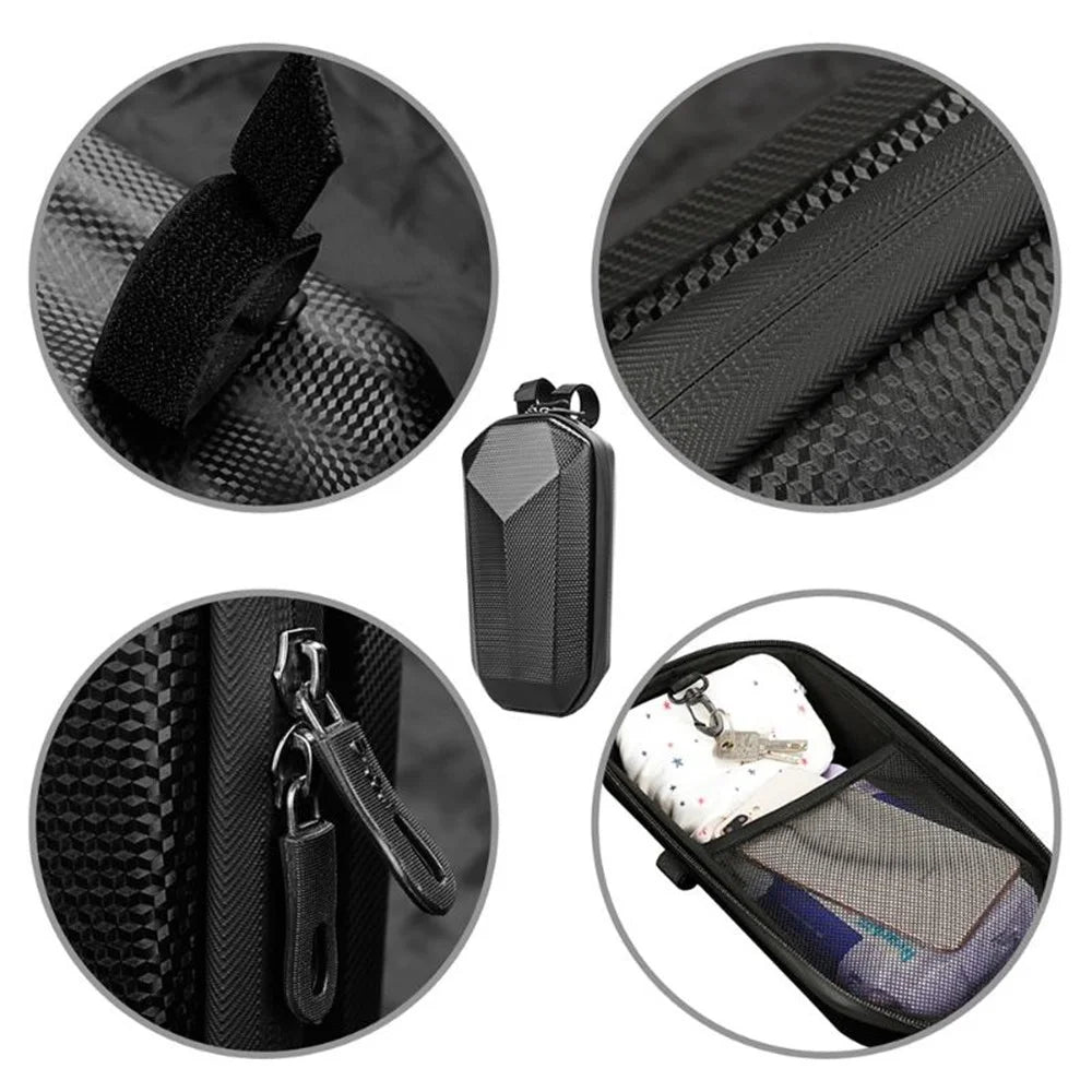 Electric Scooter Bag Hard Shell EVA Waterproof Front Bag Hanging Bag Folding Bicycle Balance Handlebar Bag - 4