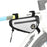RHINOWALK Road Bike Triangle Frame Bag Waterproof Cycling Bag with Hidden Cable Port - White - 1