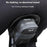 ESLNF 07CI0012 Cycling Equipment Riding Saddle Bag Bike Tool Kit Mini Tail Bag with Valve - Silver - 6