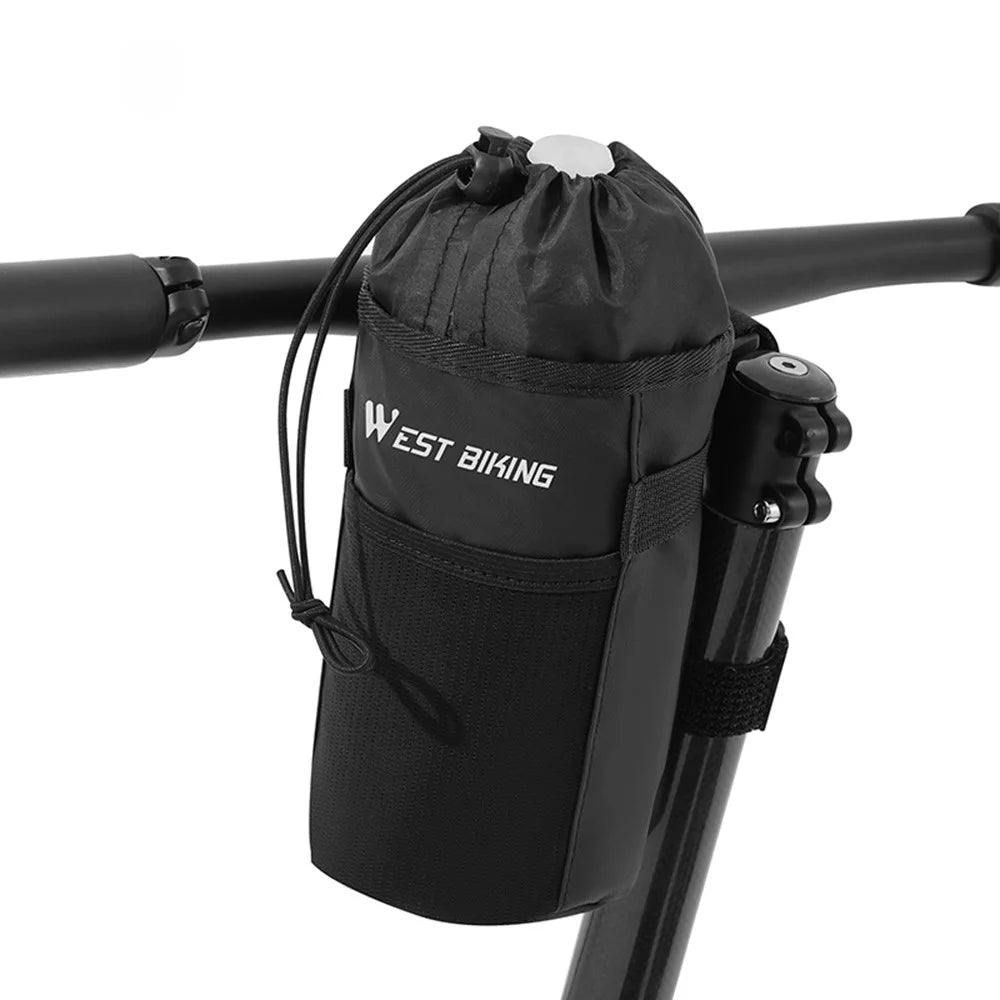 WEST BIKING YP0707407 Folding Bike Balance Bike Water Bottle Bag Handlebar Seat Post Insulated Bottle Storage Bag - 4