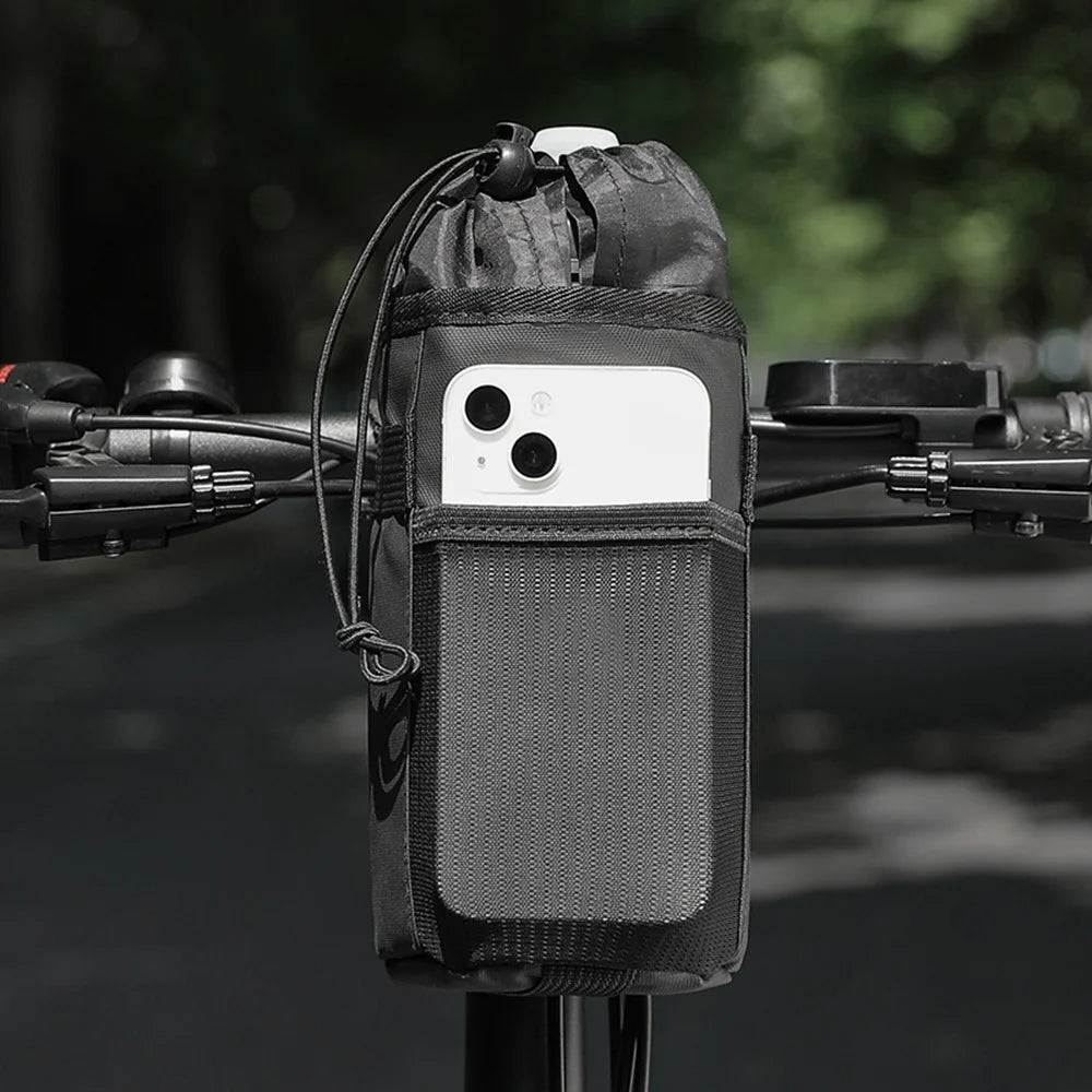 WEST BIKING YP0707407 Folding Bike Balance Bike Water Bottle Bag Handlebar Seat Post Insulated Bottle Storage Bag - 7