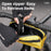 WEST BIKING YP0707408 2L Bicycle Handlebar Bag MTB Road Bike Front Frame Storage Pouch Crossbody Bag - Yellow - 4