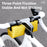 WEST BIKING YP0707408 2L Bicycle Handlebar Bag MTB Road Bike Front Frame Storage Pouch Crossbody Bag - Yellow - 6