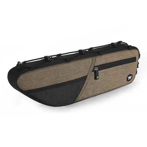 WEST BIKING YP0707400 Bicycle Frame Bag Top Tube Bag for Mountain Road Bike Cycling Storage Pouch - Brown - 1