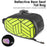 WEST BIKING YP0707362 1.2L Reflective Saddle Bag for Mountain Road Bike Quick Release Seat Post Pack - Green - 3