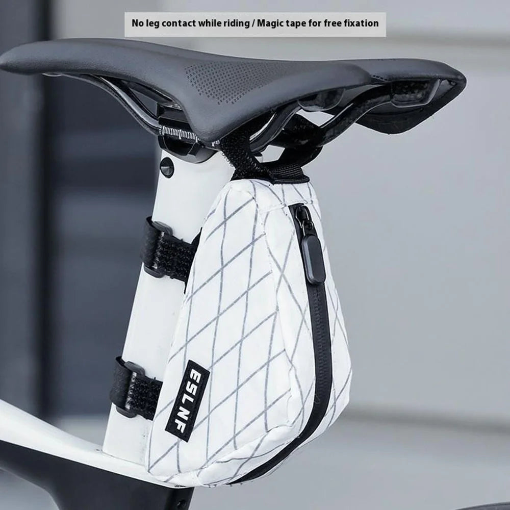 ESLNF Bicycle Mini Triangle Saddle Bag Mountain Road Bike Nylon Polyester Top Tube Storage Pack - 3