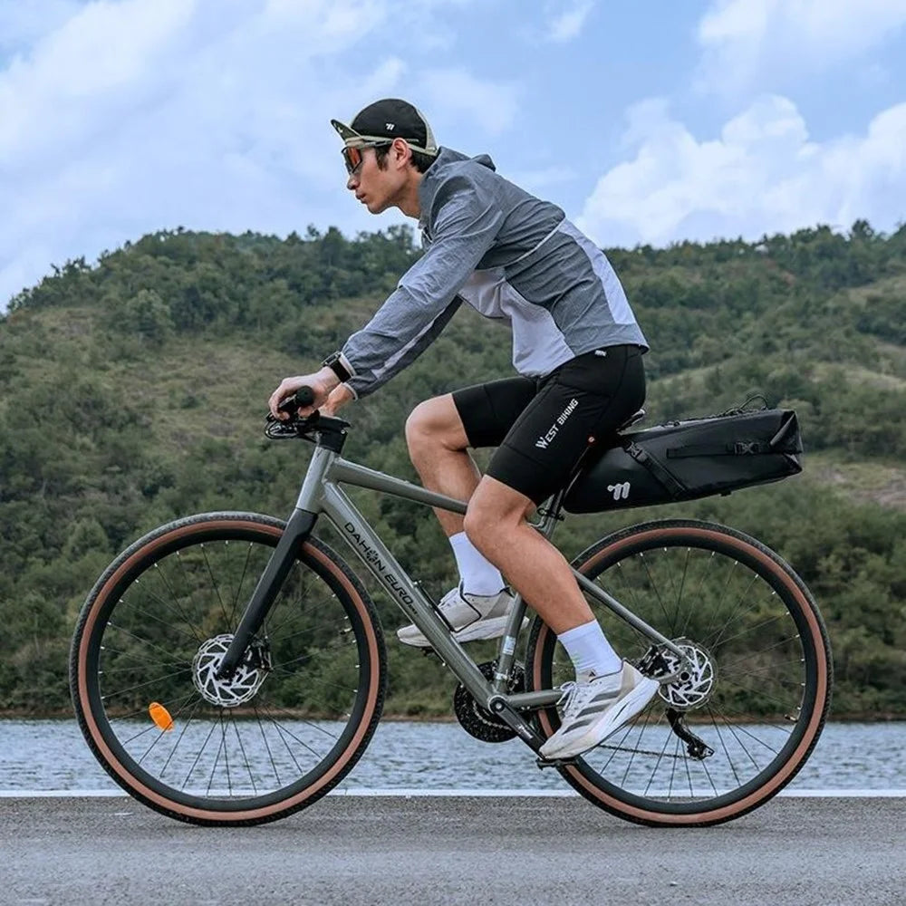 WEST BIKING YP0707403 Bicycle Waterproof Saddle Bag TPU Bike Cycling Rear Storage Bag - 3