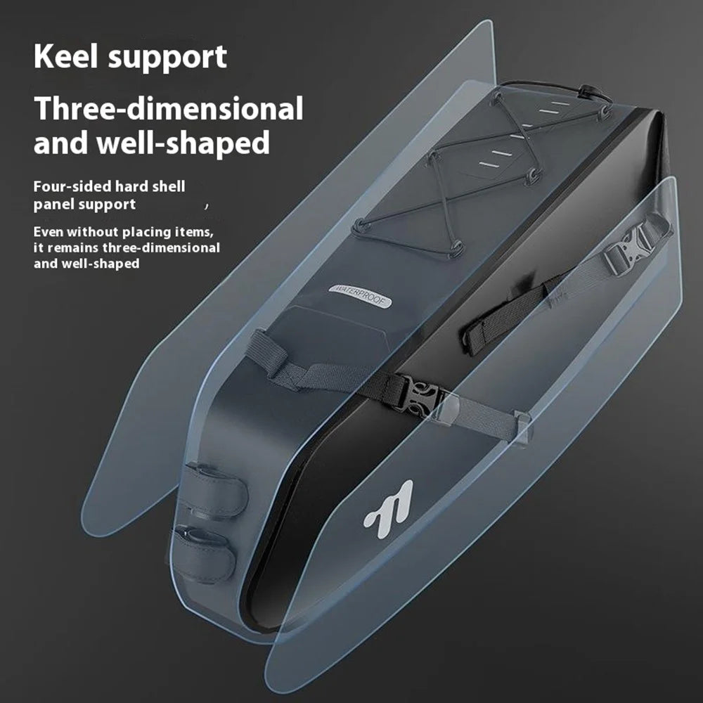 WEST BIKING YP0707403 Bicycle Waterproof Saddle Bag TPU Bike Cycling Rear Storage Bag - 7