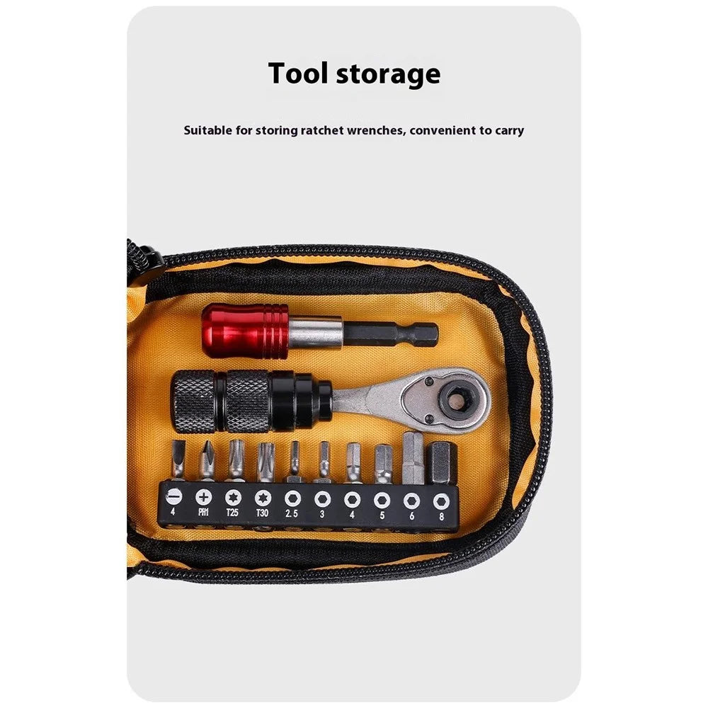 ESLNF 07CI0018 2 in 1 Detachable Bicycle Seat Post Bag 0.5L Tool Storage Pouch Waterproof Mountain Bike Saddle Pack - 6