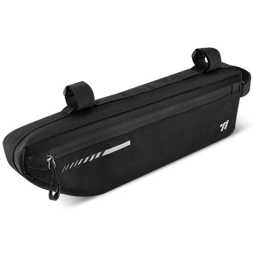 WEST BIKING YP0707415 2.6L Bike Frame Bag Oxford Fabric Waterproof Cycling Top Tube Bag - Black - 1