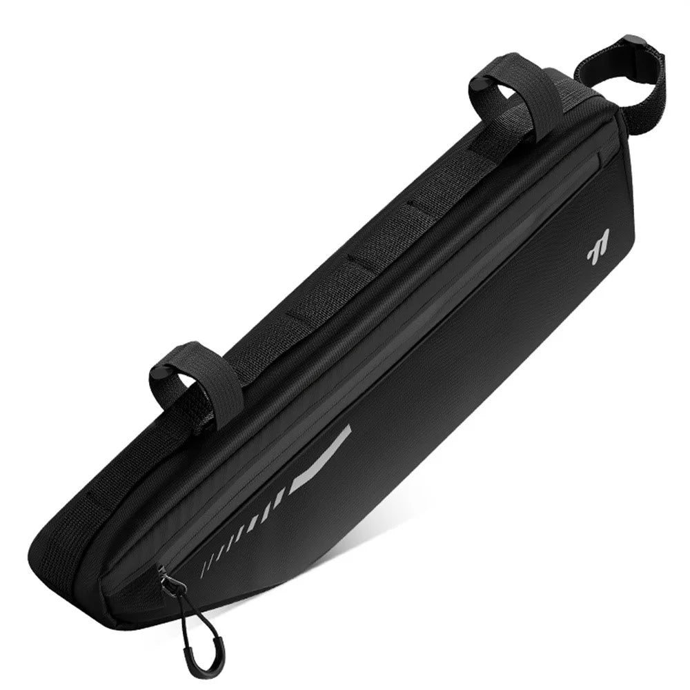 WEST BIKING YP0707415 2.6L Bike Frame Bag Oxford Fabric Waterproof Cycling Top Tube Bag - Black - 2