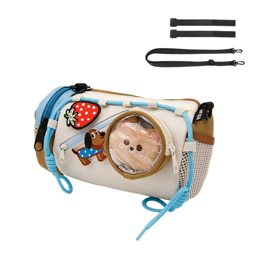 ESLNF 07CD0043 Bicycle Front Bag Cartoon Design 2L Mountain Road Bike Storage Pouch - Style A - 1