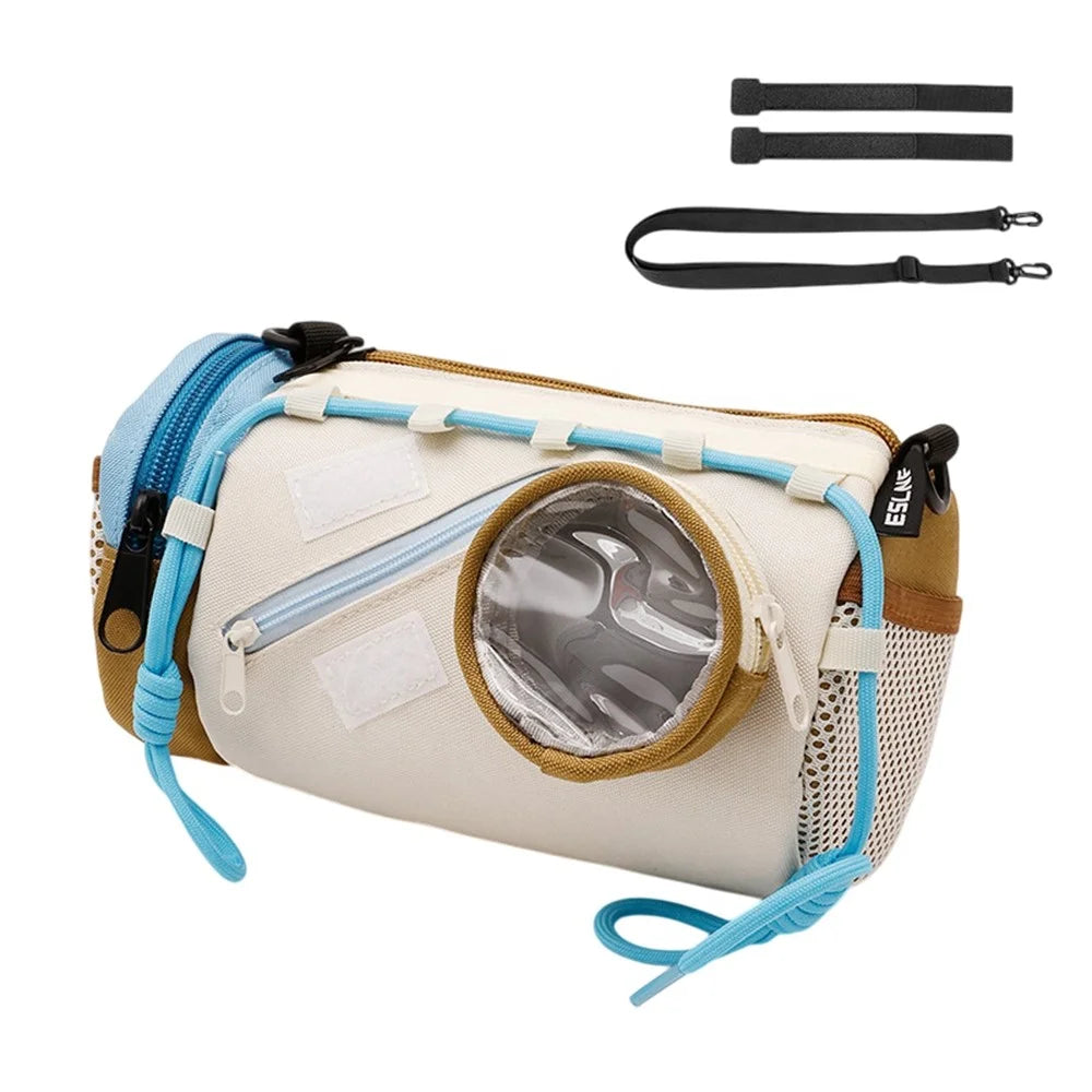 ESLNF 07CD0043 Bicycle Front Bag Cartoon Design 2L Mountain Road Bike Storage Pouch - Style A - 2