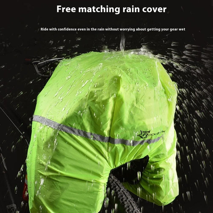 ROCKBROS A6 35L Expandable Bicycle Rear Rack Bag Mountain Bike Pannier Pack with Rain Cover - 5