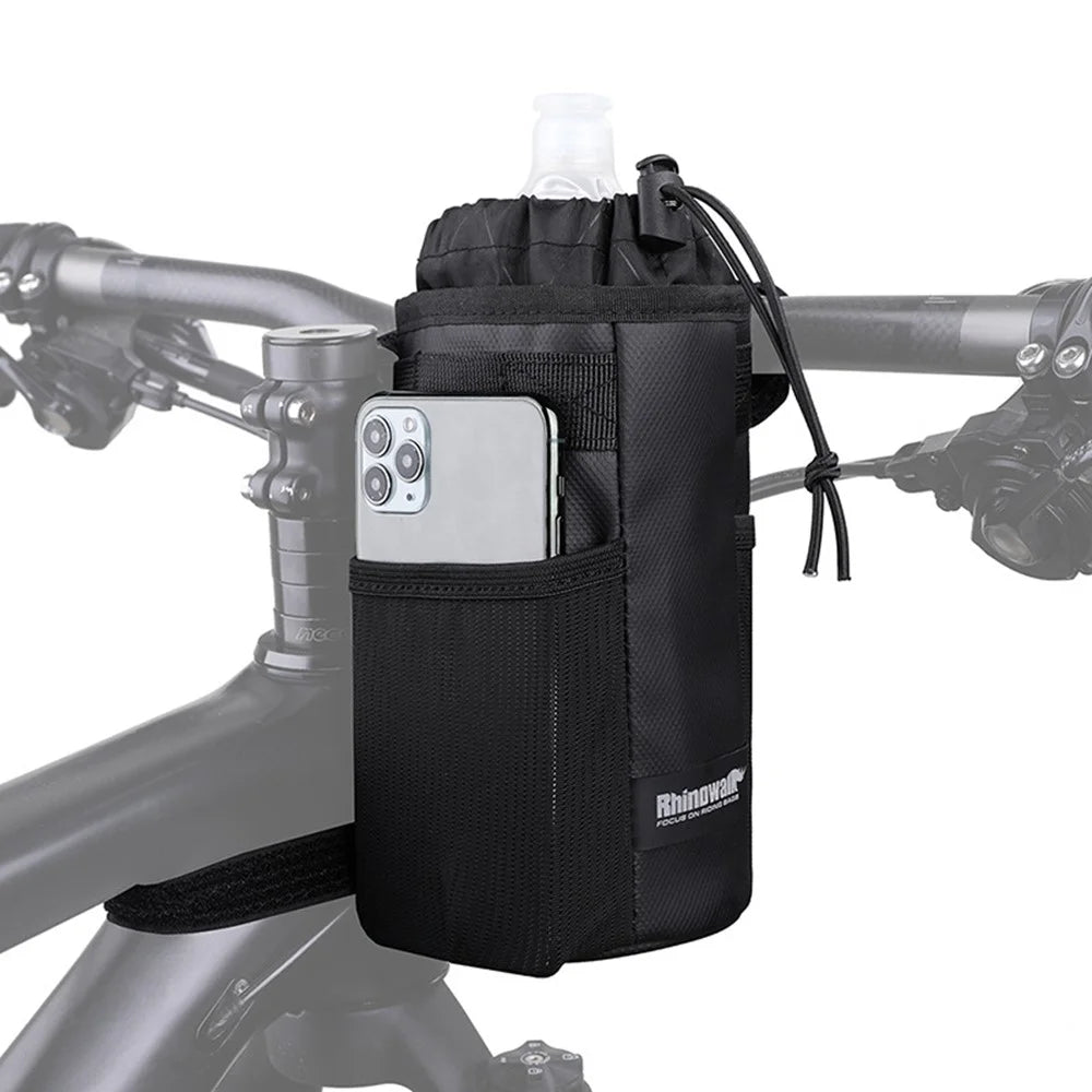 RHINOWALK PK9100 Bicycle Handlebar Bag Road Mountain Bike Cycling Water Bottle Holder Pack - 5