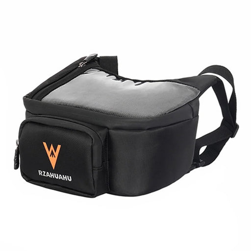 RZAHUAHU Multifunctional Front Handlebar Bag Waterproof Touchscreen Phone Pouch for Navigation Cycling - 1