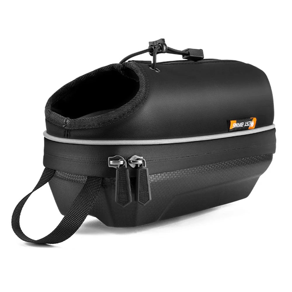 WEST BIKING YP0707410 Foldable Bike Water Bottle Bag for Bicycle Scooter Quick Release Front Tube Storage Pouch - 2