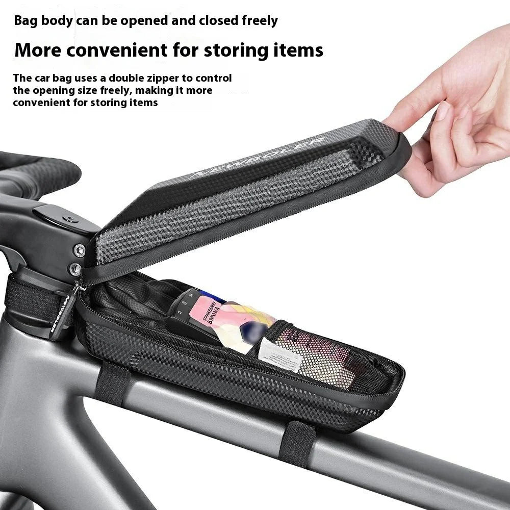 NEWBOLER BIKF-BAG844 Bicycle Top Tube Bag Waterproof EVA Hard Shell Large Capacity Cycling Pack - 2