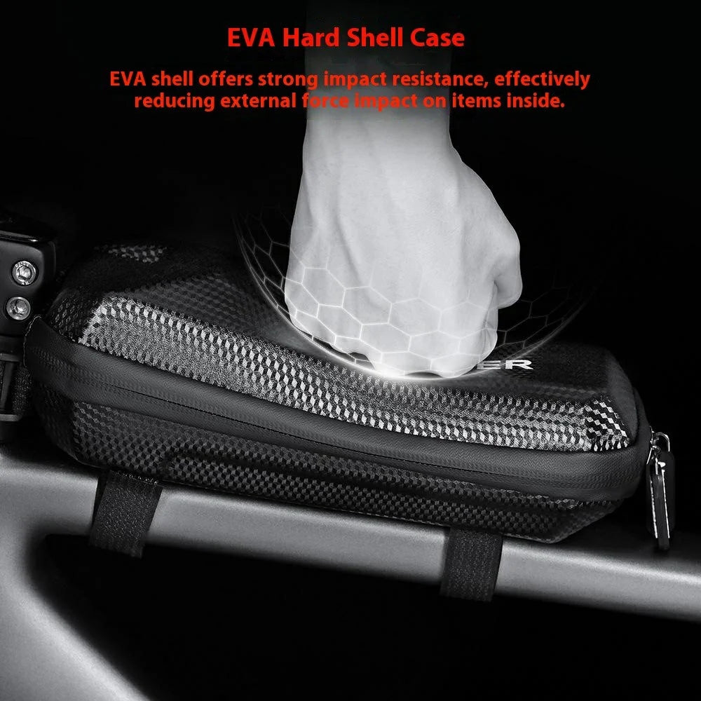 NEWBOLER BIKF-BAG844 Bicycle Top Tube Bag Waterproof EVA Hard Shell Large Capacity Cycling Pack - 5