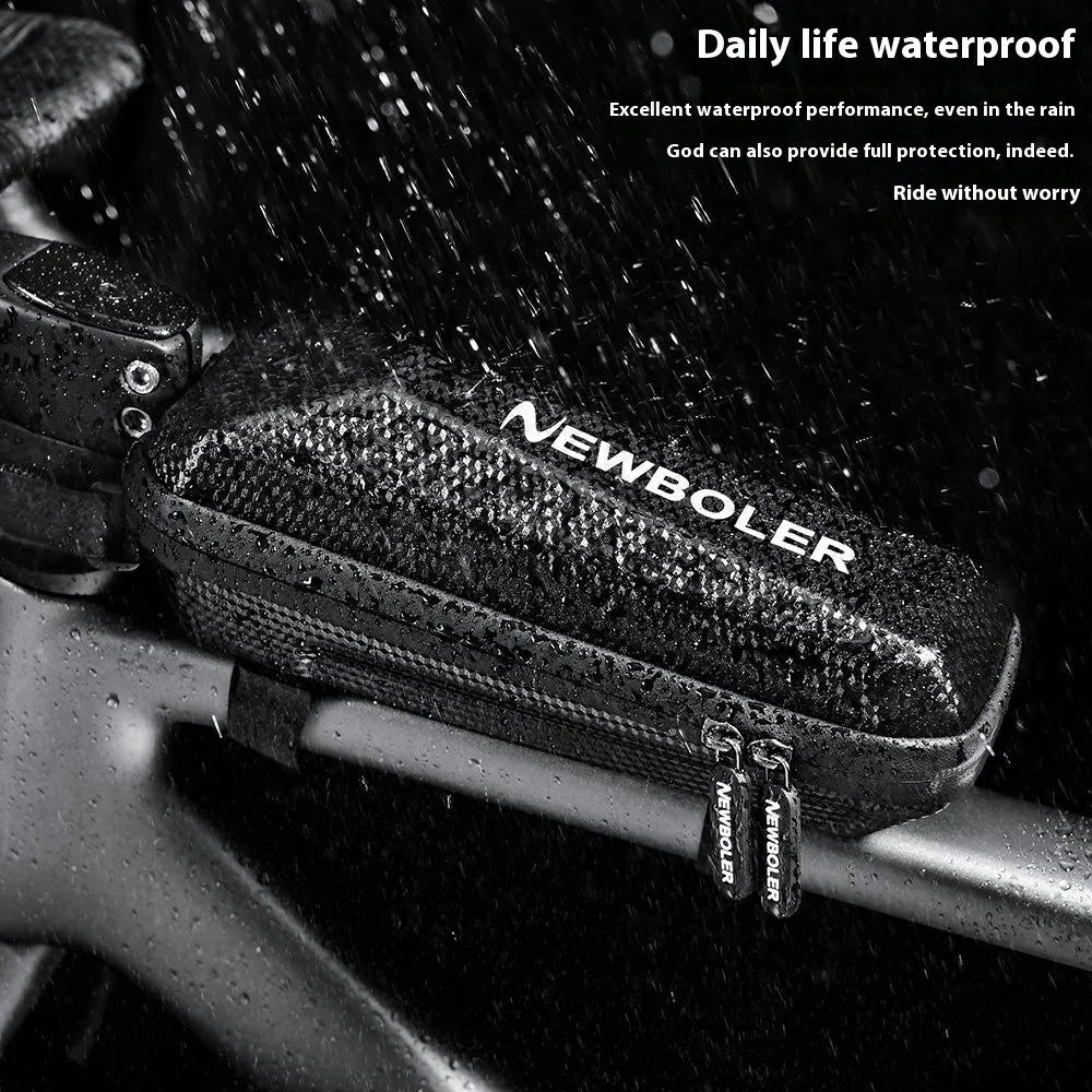 NEWBOLER BIKF-BAG844 Bicycle Top Tube Bag Waterproof EVA Hard Shell Large Capacity Cycling Pack - 6