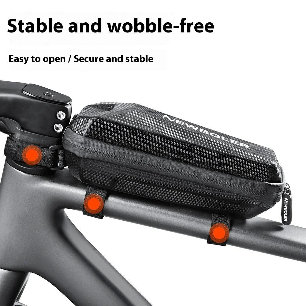 NEWBOLER BIKF-BAG844 Bicycle Top Tube Bag Waterproof EVA Hard Shell Large Capacity Cycling Pack - 7