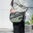ROCKBROS Bike Handlebar Bag 2.5L Waterproof Bicycle Front Bag Shoulder Bag Storage Pouch - Black-Green - 2