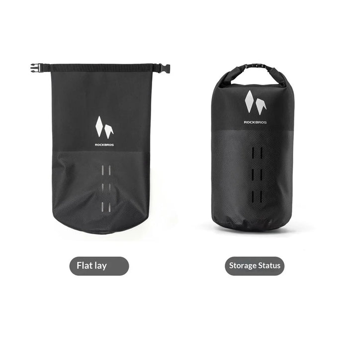ROCKBROS 30140117 A19 30140117001 7L Large Capacity Bicycle Front Fork Rack Bag Waterproof Cycling Storage Bag - Black - 6