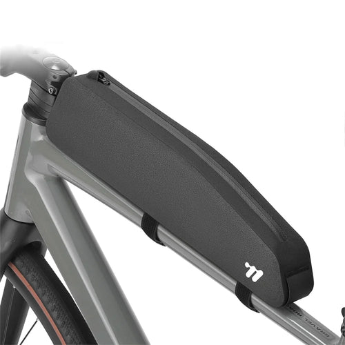 WEST BIKING YP0707426 For Bicycle Top Tube Bag Waterproof Extended TPU Road Bike Frame Bag - Black - 1