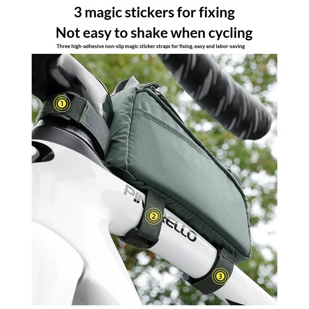 ESLNF 07CF0028 Bike Top Tube Bag Waterproof Large Capacity Front Frame Bag for Mountain Road Bicycle Outdoor Cycling Accessories - 3