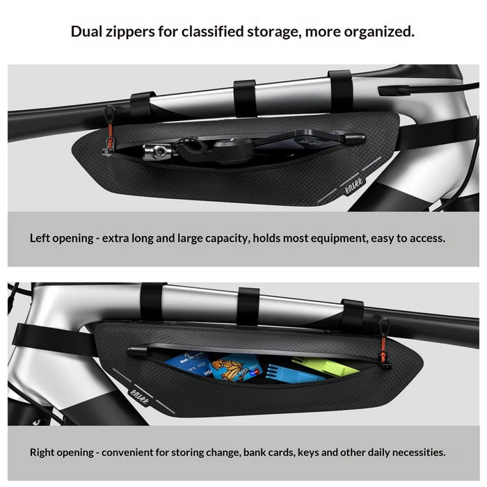 ENLEE STP-01T 1.8L Bicycle Waterproof Top Tube Bag Large Capacity Road Bike Triangle Frame Tool Bag - 4
