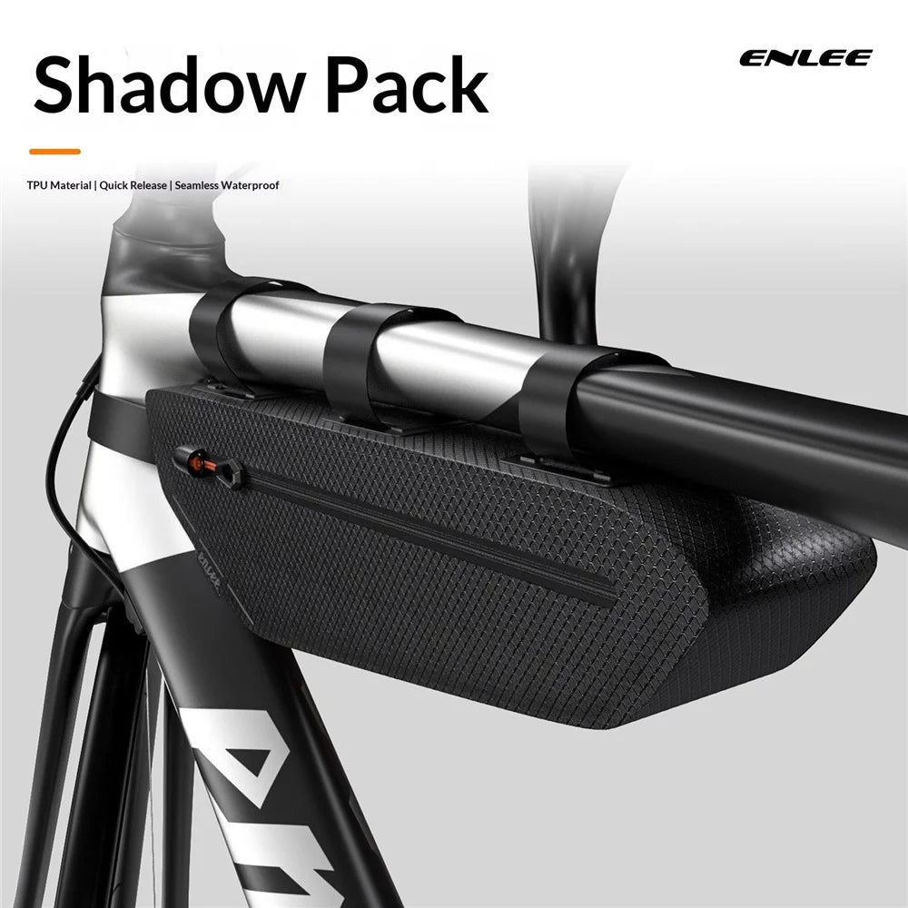 ENLEE STP-01T 1.8L Bicycle Waterproof Top Tube Bag Large Capacity Road Bike Triangle Frame Tool Bag - 6
