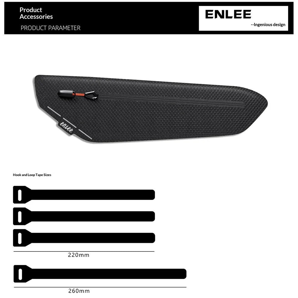 ENLEE STP-01T 1.8L Bicycle Waterproof Top Tube Bag Large Capacity Road Bike Triangle Frame Tool Bag - 7