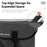 WEST BIKING YP0707427 Dual Rear Rack Bag 32L Bike Pannier Bag for Mountain / Road Bicycle Luggage Carrier - Black  /  Grey - 7