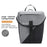 WEST BIKING YP0707428 Bicycle Pannier Bag 16L Rear Rack Pack Water Resistant for Cycling - Black  /  Grey - 2