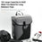 WEST BIKING YP0707428 Bicycle Pannier Bag 16L Rear Rack Pack Water Resistant for Cycling - Black  /  Grey - 3