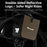 WEST BIKING YP0707435 Mountain Bike Front Fork Bag 12-20L Capacity Waterproof Quick Release Cycling Storage Pack - Khaki/One Size - 6