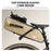 WEST BIKING YP0707437 Mountain Bikes Waterproof Saddle Bag 10-14L Expandable Cycling Tail Pack for Touring Storage - Khaki - 5