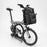 ROCKBROS AS-158 18L Roll-up Handlebar Bag Waterproof Nylon Cycling Helmet Storage Bag for Folding Bike - Black / 18L - 2