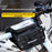 RHINOWALK BCT0205 2.4L Bike Frame Bag Waterproof Touch Screen Phone Holder Top Tube Bag - Black - 2