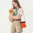 ROCKBROS W20 Bike Handlebar Bag Waterproof Nylon Expandable Bicycle Front Frame Bag - Orange - 2