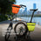 ROCKBROS W20 Bike Handlebar Bag Waterproof Nylon Expandable Bicycle Front Frame Bag - Orange - 4
