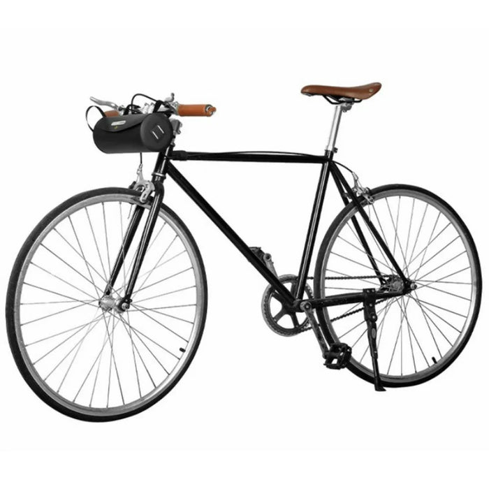 RZAHUAHU Waterproof Bike Frame Bag 3L Capacity Cylindrical Handlebar Bag Crossbody Shoulder Bag with Reflective Strips for Cycling - 7