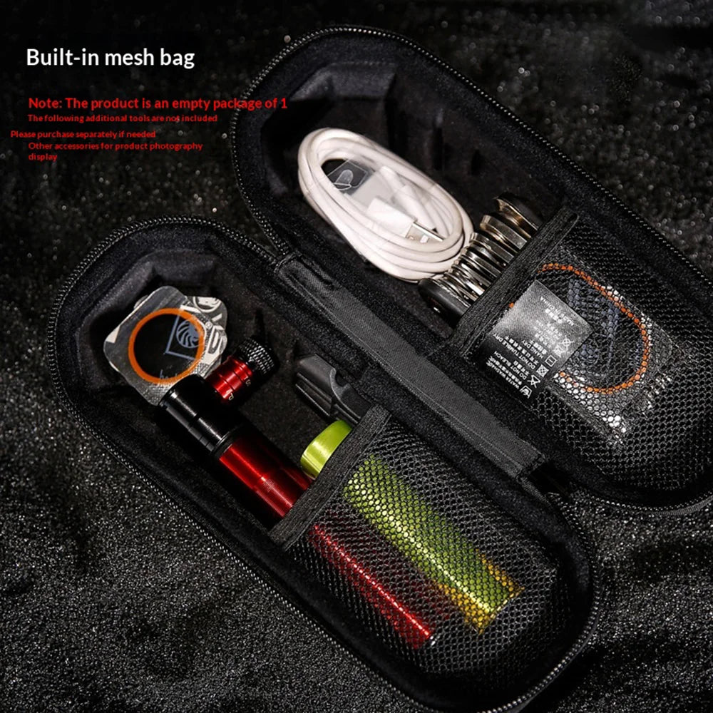 WILD MAN XT11 Waterproof Bike Tool Bag EVA Hard Shell Water Bottle Cage Mount Bag for Mountain Cycling - Black/0.5L - 6