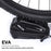 WILD MAN XT1 1L Bike Handlebar Bag EVA Hard Shell Touchscreen Phone Holder Front Bag for Mountain Road Bike - Black/Honeycomb Texture - 5