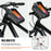 WILD MAN XT2S Cycling Phone Holder Mountain Bike Tube Bag EVA Hard Shell Front Frame Bag - Black/1L - 5