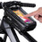 WILD MAN MS66 EVA Bike Frame Bag Bicycle Front Tube Bag Touchscreen Phone Holder Waterproof Cycling Storage for Mountain Road Bike - Black/1.2L - 5
