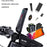 WILD MAN MS66 EVA Bike Frame Bag Bicycle Front Tube Bag Touchscreen Phone Holder Waterproof Cycling Storage for Mountain Road Bike - Black/1.2L - 6