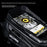 WILD MAN XT5 Bike Frame Bag EVA Hard Shell Waterproof Phone Holder Bicycle Top Tube Bag for 4.7-6.7 inch Smartphones - Black/Honeycomb Texture - 3