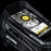 WILD MAN XT5 Bike Frame Bag EVA Hard Shell Waterproof Phone Holder Bicycle Top Tube Bag for 4.7-6.7 inch Smartphones - Black/Honeycomb Texture - 5