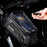WILD MAN XT5 Bike Frame Bag EVA Hard Shell Waterproof Phone Holder Bicycle Top Tube Bag for 4.7-6.7 inch Smartphones - Black/Honeycomb Texture - 6